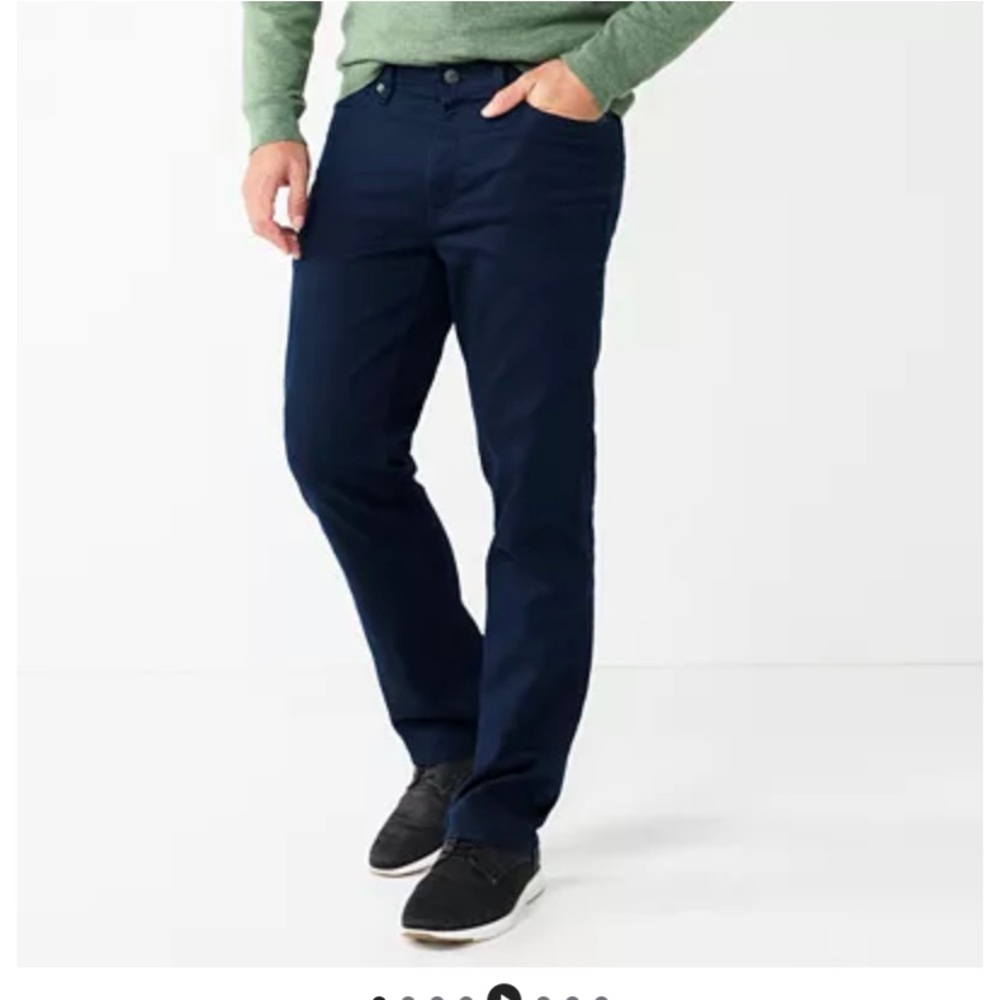 sonoma strait fit flexwear mens pants